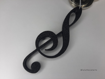 Treble Clef Keychain