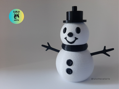 Customizable Snowman - Winter Fun